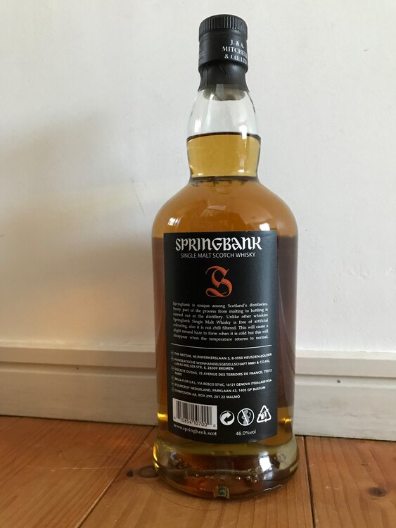 ウイスキー スプリングバンク （お酒）の商品画像 - 査定依頼日：2025年1月8日 - 最高査定価格：16,000円