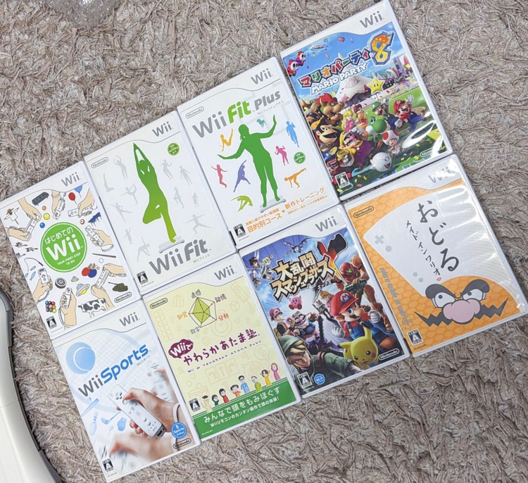 Wiiフィット ゲームソフトセット（ゲーム機本体・ゲームソフト）の商品画像 - 査定依頼日：2026年7月5日 - 最高査定価格：1,000円