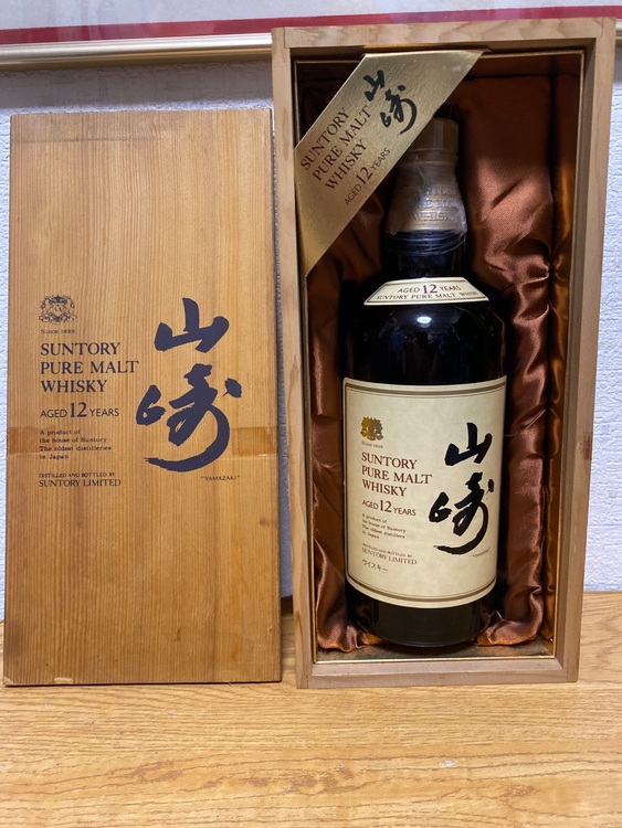 サントリーピュアモルトウイスキー山崎12年　750ml 43%（お酒）の商品画像 - 査定依頼日：2025年8月19日 - 最高査定価格：26,500円