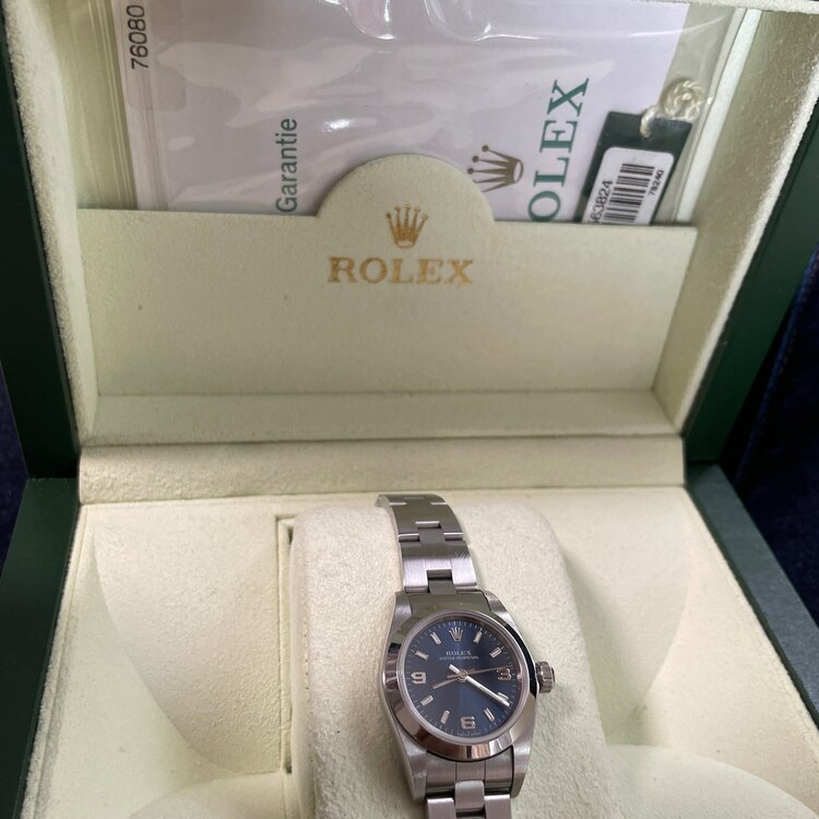 ロレックスオイスターパーペチュアル（高級時計）の商品画像 - 査定依頼日：2025年5月9日 - 最高査定価格：370,000円