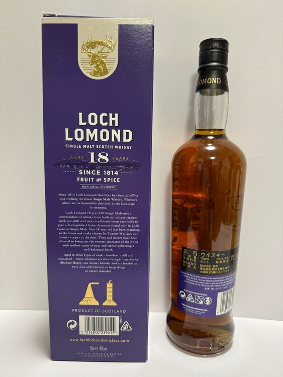 ロッホローモンド18（お酒）の商品画像 - 査定依頼日：2025年4月4日 - 最高査定価格：7,000円