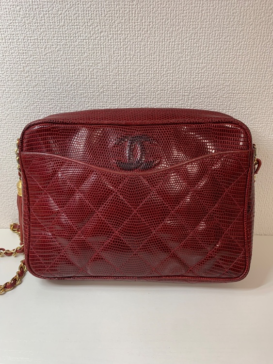 マトラッセ リザード レッド（ブランドバッグ）の商品画像 - 査定依頼日：2026年3月18日 - 最高査定価格：160,000円