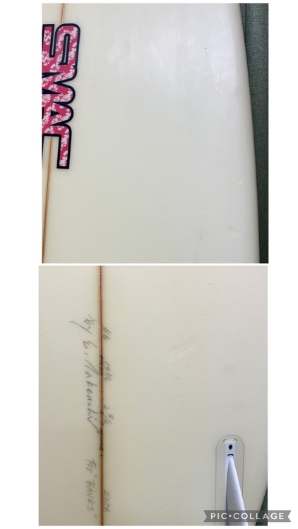 SMAC サーフボード 6'6フィート 竹内栄治シェイプ（その他のスポーツ用品）の商品画像 - 査定依頼日：2025年9月4日 - 最高査定価格：3,000円