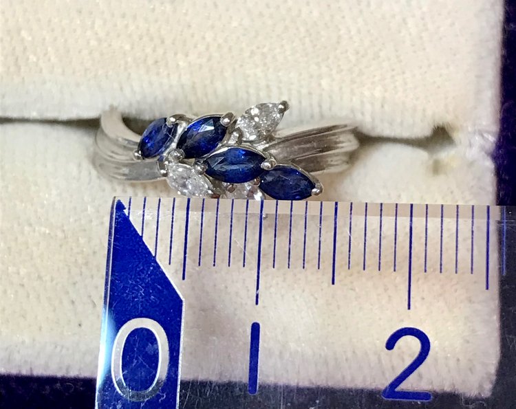 サファイアの指輪（宝石）の商品画像 - 査定依頼日：2022年12月4日 - 最高査定価格：23,000円