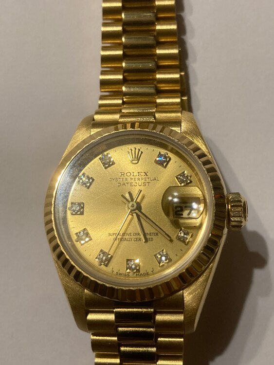 ロレックス デイトジャスト （高級時計）の商品画像 - 査定依頼日：2025年1月27日 - 最高査定価格：1,120,000円