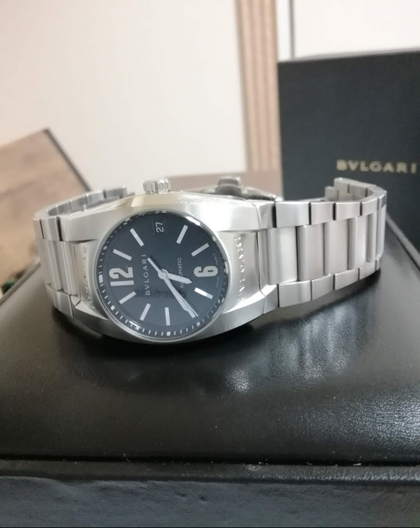 未使用。BVLGARI　エルゴン　自動巻きデイト（高級時計）の商品画像 - 査定依頼日：2025年4月28日 - 最高査定価格：200,000円