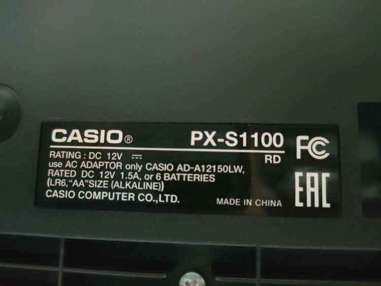 PX-S1100（ピアノ・楽器・PA機材）の商品画像 - 査定依頼日：2026年3月19日 - 最高査定価格：3,250円