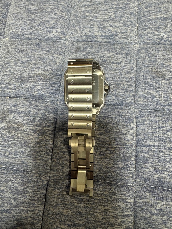 サントス　ブルー文字盤（高級時計）の商品画像 - 査定依頼日：2026年2月24日 - 最高査定価格：950,000円