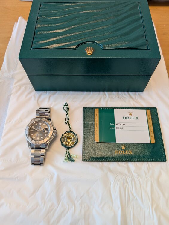ロレックス ヨットマスター 116622（高級時計）の商品画像 - 査定依頼日：2025年10月11日 - 最高査定価格：1,950,000円