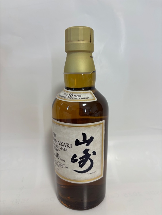 サントリー 山崎10年 350ml シングルモルトウイスキー（お酒）の商品画像 - 査定依頼日：2026年4月21日 - 最高査定価格：9,200円