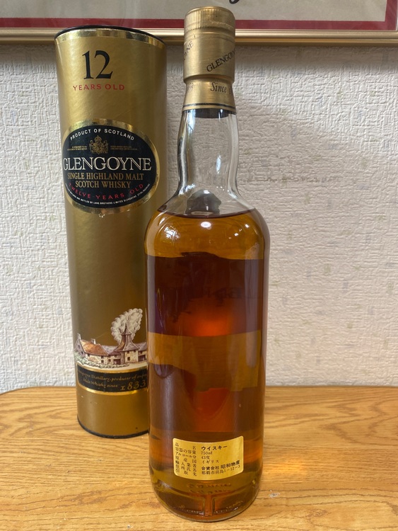 グレンゴイン 12年　750ml43% 昭和物産（お酒）の商品画像 - 査定依頼日：2025年10月29日 - 最高査定価格：8,000円