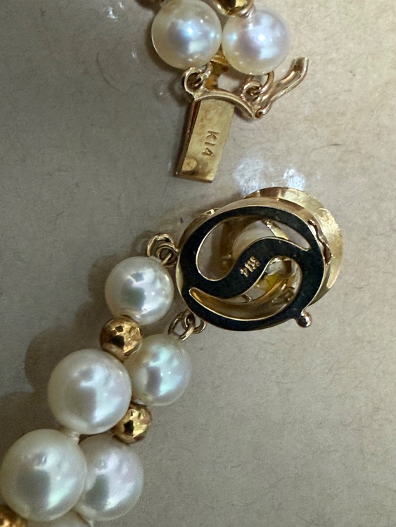 金・パールブレスレット（金・貴金属）の商品画像 - 査定依頼日：2025年11月14日 - 最高査定価格：60,000円