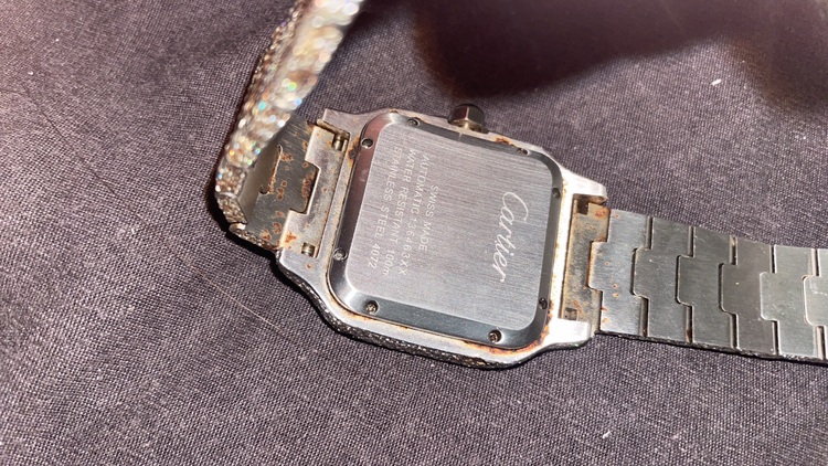 カルティエ サントス Lm（高級時計）の商品画像 - 査定依頼日：2025年9月5日 - 最高査定価格：15,000円