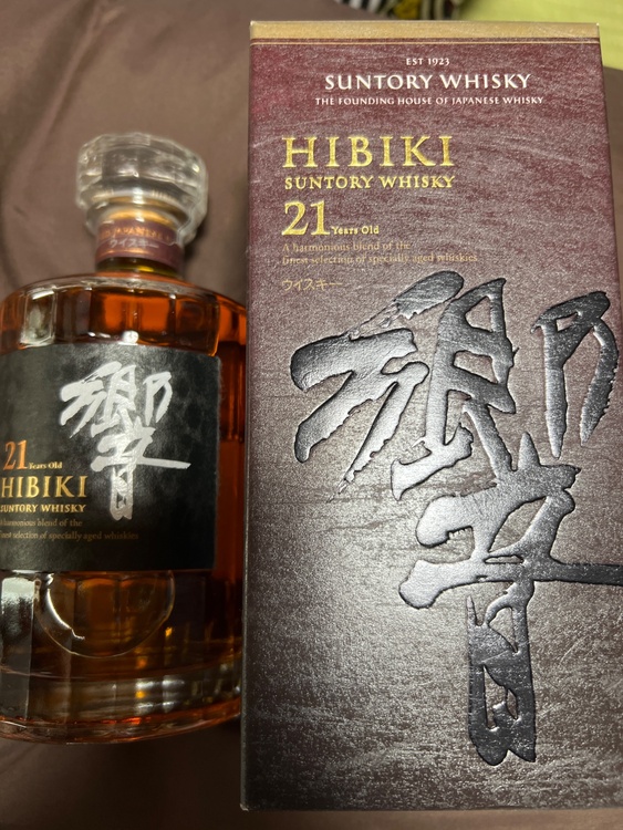 響21年（お酒）の商品画像 - 査定依頼日：2026年8月6日 - 最高査定価格：72,000円
