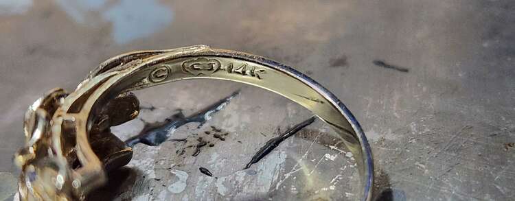 k14 リング（金・貴金属）の商品画像 - 査定依頼日：2024年1月5日 - 最高査定価格：18,000円