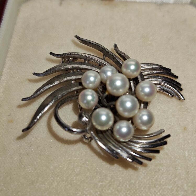 ミキモト　パール•スターリングシルバーブローチ（金・貴金属）の商品画像 - 査定依頼日：2025年6月4日 - 最高査定価格：1,500円