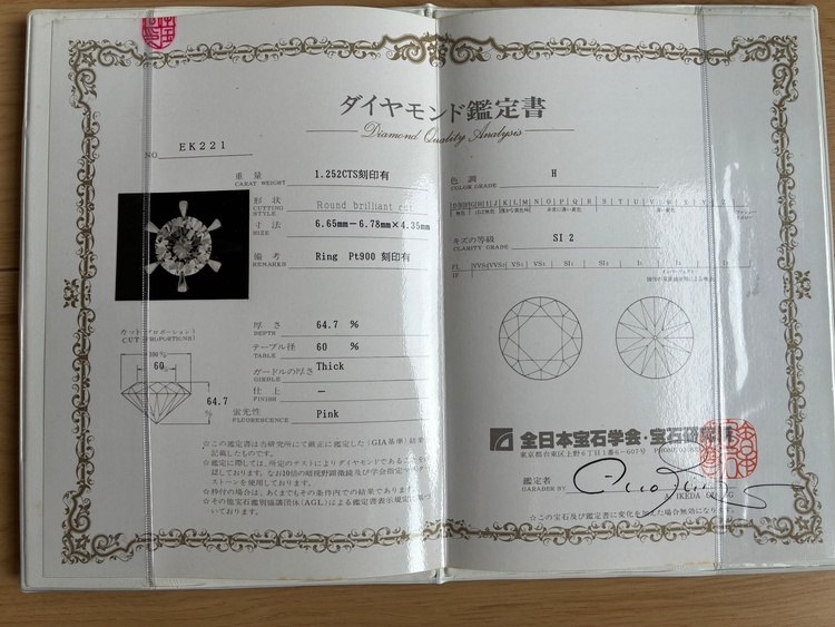 指輪（宝石）の商品画像 - 査定依頼日：2026年7月11日 - 最高査定価格：400,000円