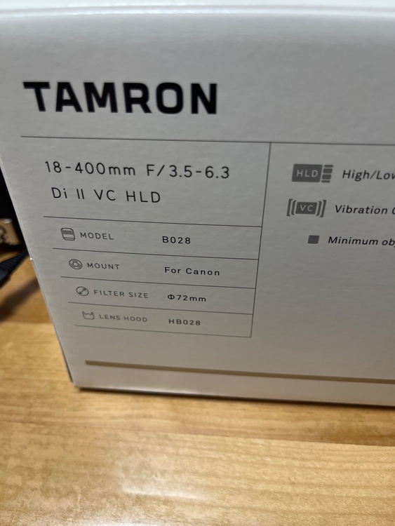 TAMRONレンズ B028（カメラ）の商品画像 - 査定依頼日：2025年12月11日 - 最高査定価格：60,000円