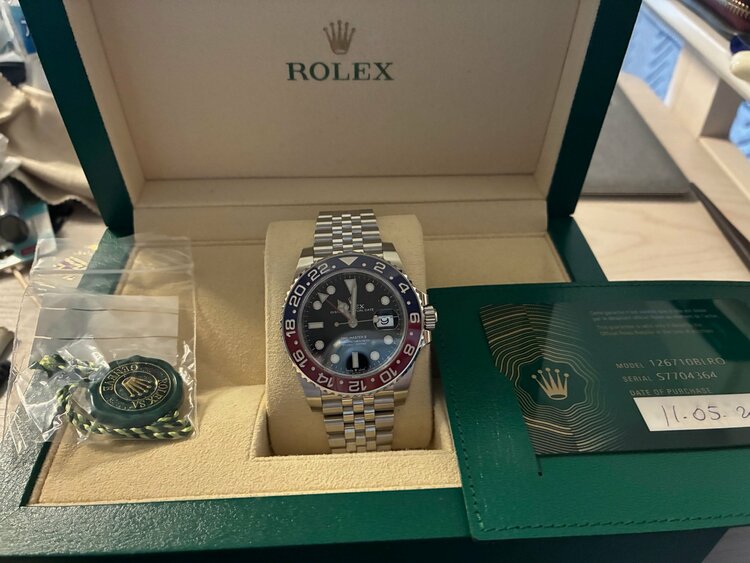 ロレックス GMTマスター 16710BLR（高級時計）の商品画像 - 査定依頼日：2026年1月4日 - 最高査定価格：3,680,000円