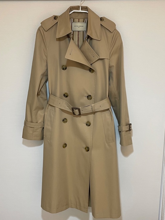 ユナイテッドアローズ　ダブルブレストトレンチコート品番1525-216-0964（古着・ファッション）の商品画像 - 査定依頼日：2025年11月10日 - 最高査定価格：500円