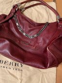 バーバリー　バーガンディー　バッグ（ブランドバッグ）の商品画像 - 査定依頼日：2022年8月27日 - 最高査定価格：6,000円