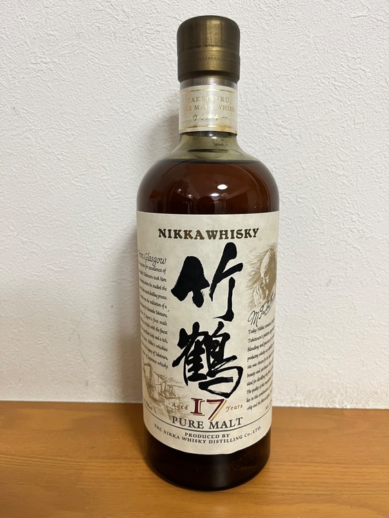 竹鶴（お酒）の商品画像 - 査定依頼日：2025年6月27日 - 最高査定価格：30,100円