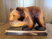 木彫り熊（美術品・骨董品）の商品画像 - 査定依頼日：2026年3月26日 - 最高査定価格：2,000円