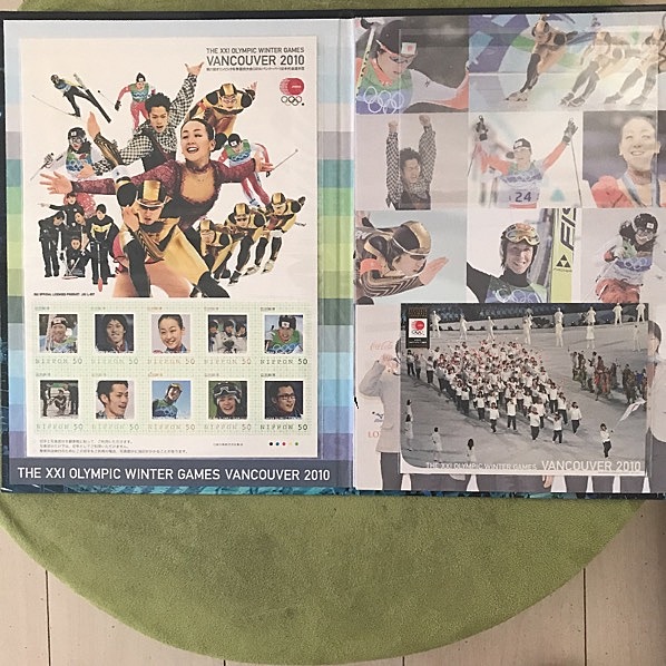 バンクバーオリンピック代表選手団記念切手と浅田真央 10年間の軌跡記念切手（切手）の商品画像 - 査定依頼日：2020年3月21日 - 最高査定価格：560円