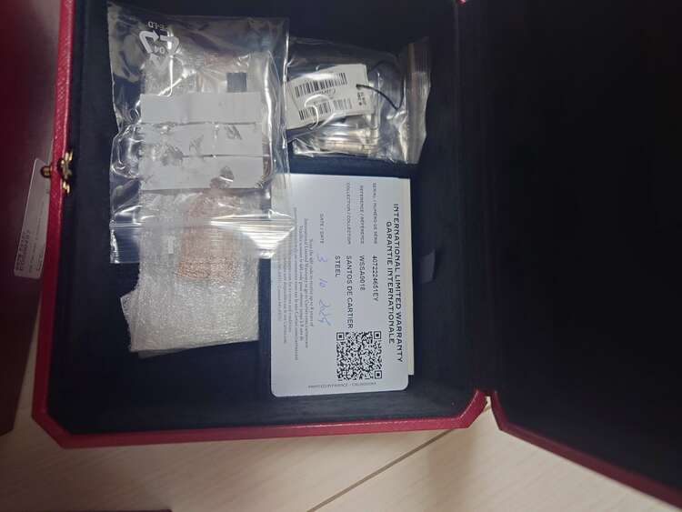 カルティエ サントス wssa0018（高級時計）の商品画像 - 査定依頼日：2025年4月26日 - 最高査定価格：900,000円