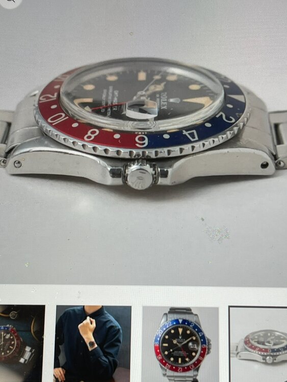 ロレックス GMTマスター 167（高級時計）の商品画像 - 査定依頼日：2025年1月11日 - 最高査定価格：2,000,000円