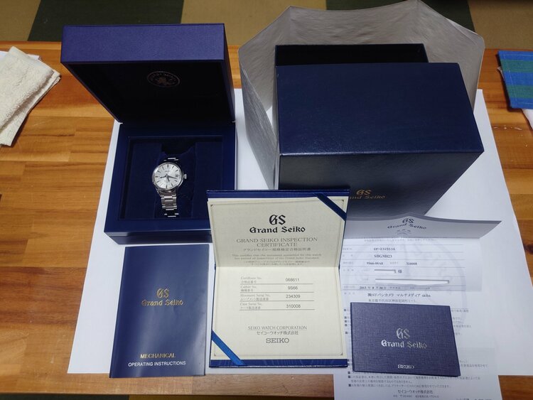 セイコー グランドセイコー SBGM023（高級時計）の商品画像 - 査定依頼日：2026年4月4日 - 最高査定価格：350,000円