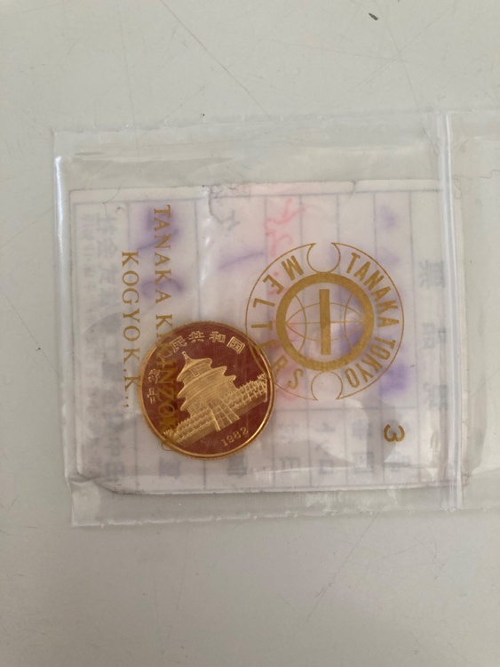 パンダ金貨1/10オンス1982年（金・貴金属）の商品画像 - 査定依頼日：2026年2月10日 - 最高査定価格：80,000円