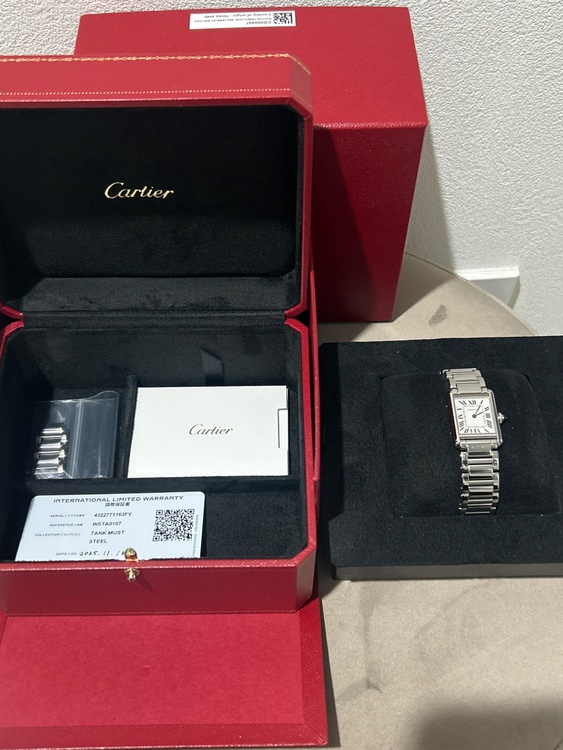 タンク マスト ドゥ カルティエ ウォッチ（高級時計）の商品画像 - 査定依頼日：2026年3月19日 - 最高査定価格：550,000円