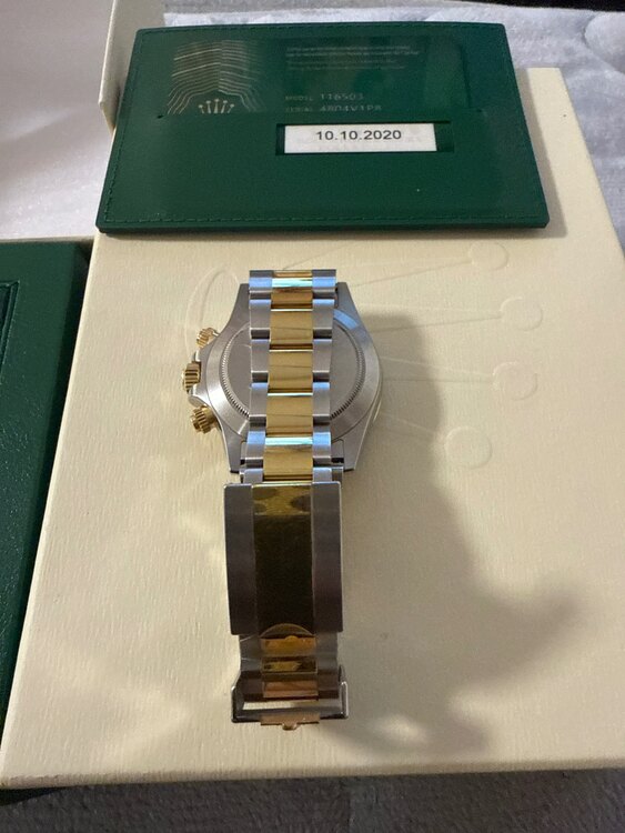 ロレックス デイトナ 116503n（高級時計）の商品画像 - 査定依頼日：2025年1月27日 - 最高査定価格：3,900,000円