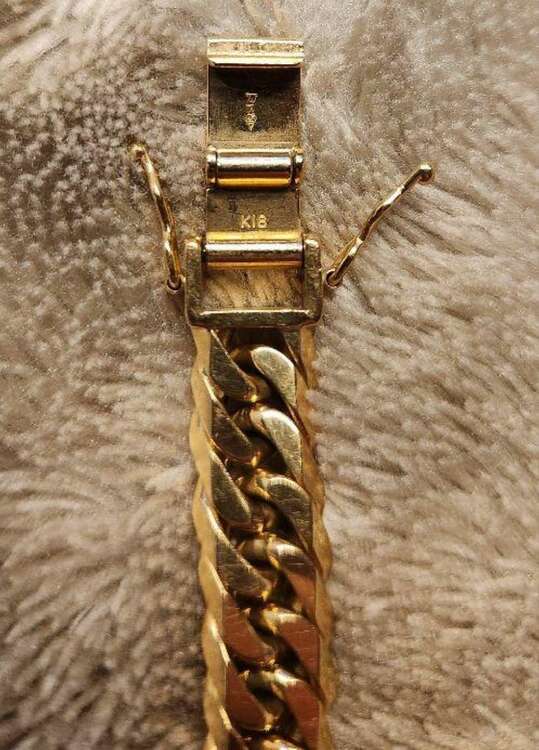 K18 6面ダブル 50g/20cm 喜平 ブレスレット 18金 ゴールド（金・貴金属）の商品画像 - 査定依頼日：2025年4月16日 - 最高査定価格：603,000円