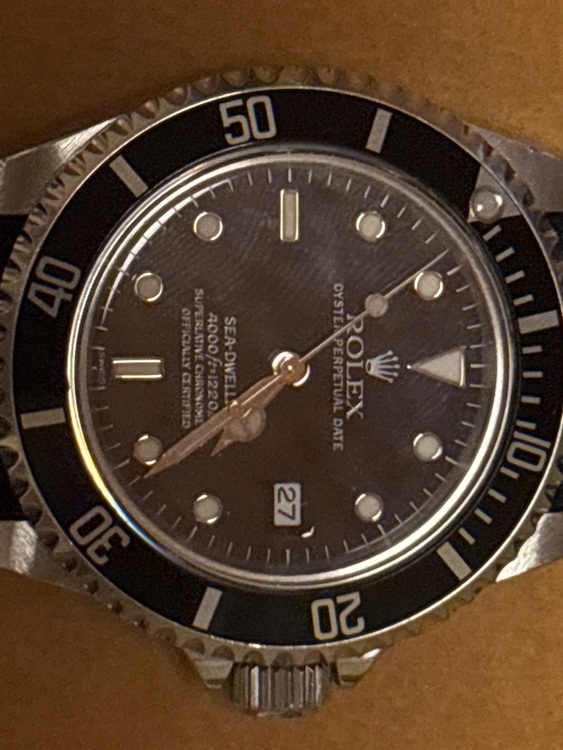 ロレックス シードゥエラー 1660（高級時計）の商品画像 - 査定依頼日：2025年6月22日 - 最高査定価格：1,250,000円