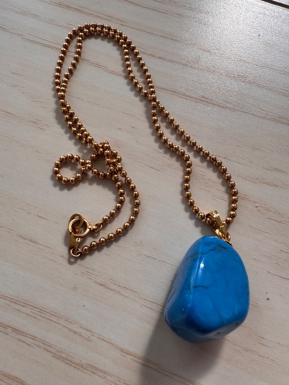 ターコイズk18ネックレス（金・貴金属）の商品画像 - 査定依頼日：2026年3月22日 - 最高査定価格：55,000円