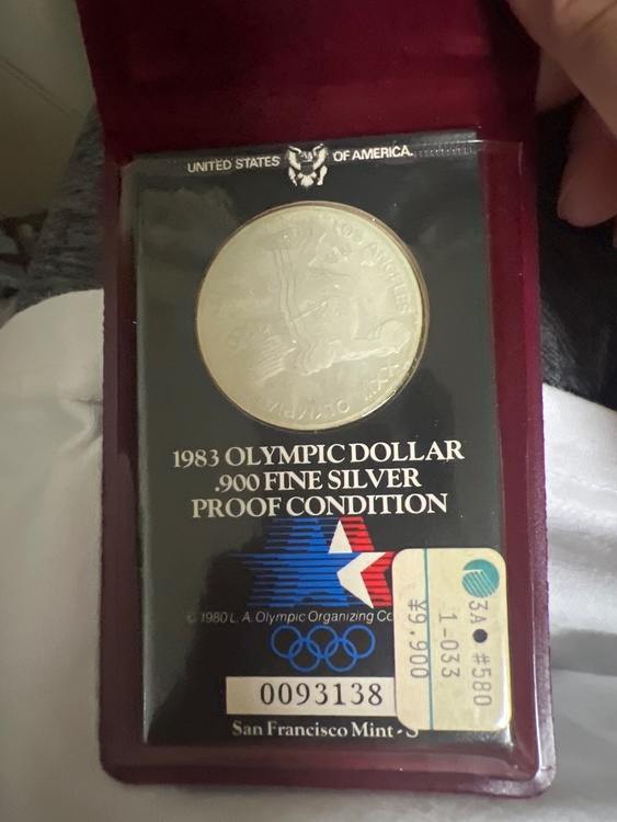 1983年ロサンゼルスオリンピック記念銀貨（金・貴金属）の商品画像 - 査定依頼日：2026年7月13日 - 最高査定価格：5,000円