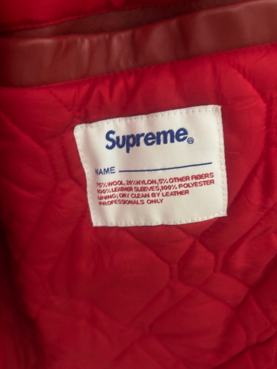 Supreme Varsity Jacketバーシティジャケット 自由の女神（古着・ファッション）の商品画像 - 査定依頼日：2026年8月19日 - 最高査定価格：30,000円