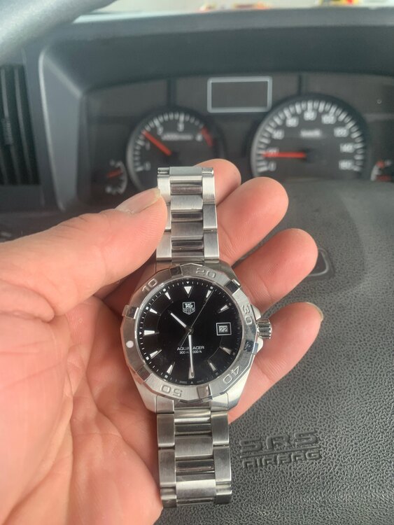 タグホイヤー アクアレーサー WAY1110RZW356（高級時計）の商品画像 - 査定依頼日：2025年5月2日 - 最高査定価格：95,000円