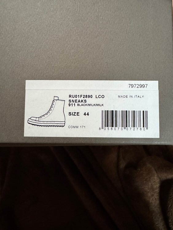 リックオウエンス（古着・ファッション）の商品画像 - 査定依頼日：2025年12月27日 - 最高査定価格：22,000円