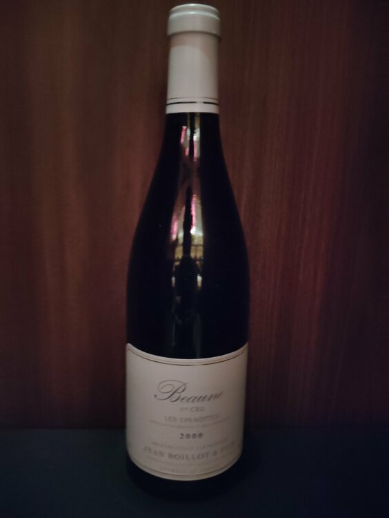 ボーヌ　プルミエクリュ　レ・ゼプノ　ジャン・ボワイヨ・エ・フィス　2000年（お酒）の商品画像 - 査定依頼日：2026年3月11日 - 最高査定価格：6,000円