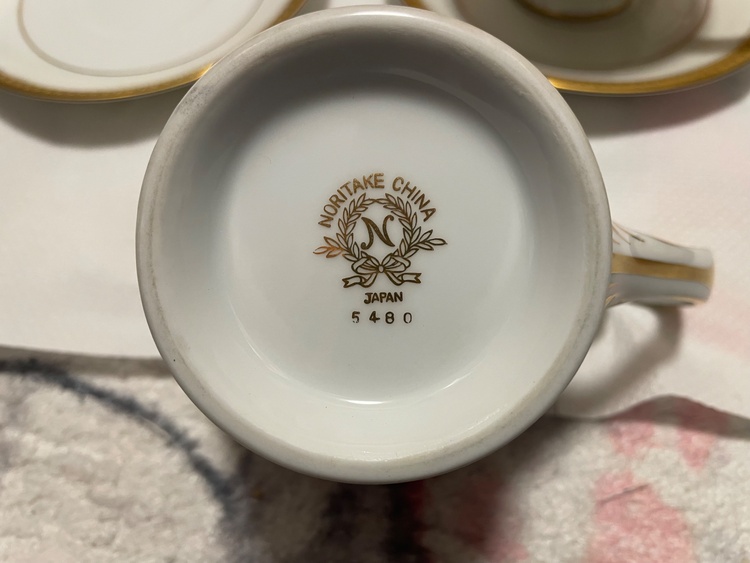 ノリタケチャイナ　ゴールドリッヂ　6客セット　5480（美術品・骨董品）の商品画像 - 査定依頼日：2026年1月16日 - 最高査定価格：1,200円