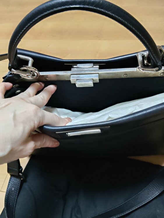 PEEKABOO REGULAR VIT．SETA/PITONE LUC.INT（ブランドバッグ）の商品画像 - 査定依頼日：2026年10月1日 - 最高査定価格：200,000円