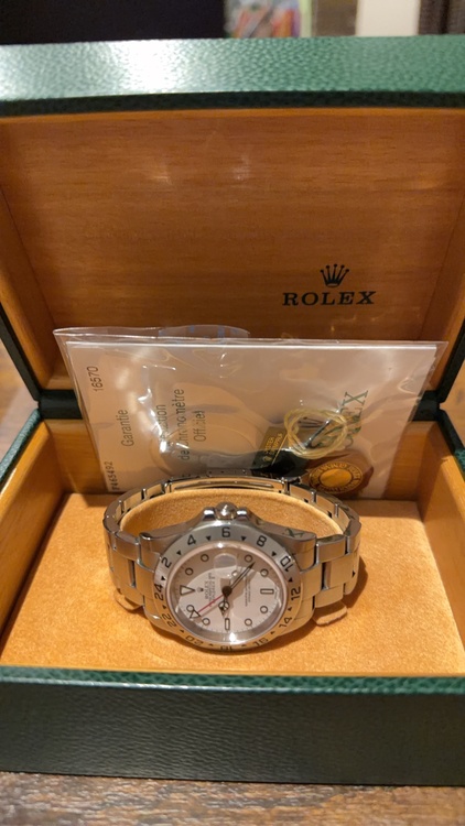 ロレックス エクスプローラー 1657（高級時計）の商品画像 - 査定依頼日：2026年2月23日 - 最高査定価格：1,450,000円