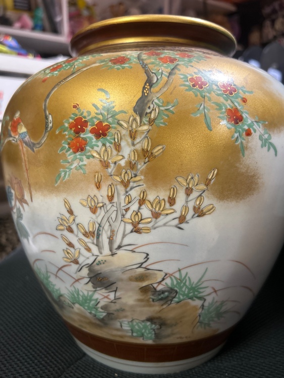 九谷焼の花瓶（美術品・骨董品）の商品画像 - 査定依頼日：2026年7月15日 - 最高査定価格：3,000円