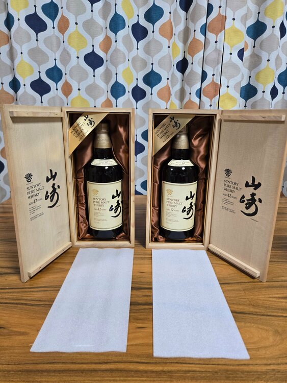 SYAN　サントリー 山崎12年 ピュアモルト 旧ボトル（お酒）の商品画像 - 査定依頼日：2026年8月13日 - 最高査定価格：50,000円