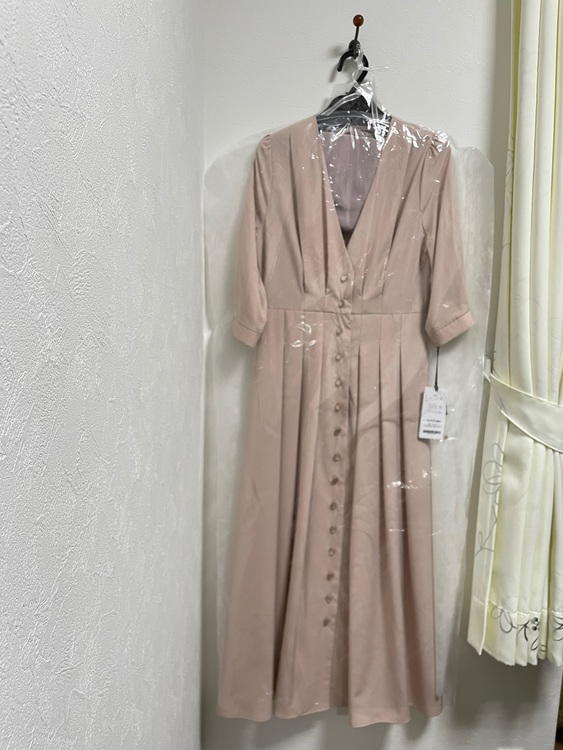 2wayフロントボタンタックワンピース（古着・ファッション）の商品画像 - 査定依頼日：2022年6月25日