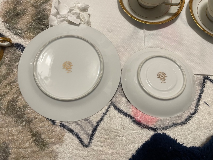 ノリタケチャイナ　ゴールドリッヂ　6客セット　5480（美術品・骨董品）の商品画像 - 査定依頼日：2026年1月16日 - 最高査定価格：1,200円