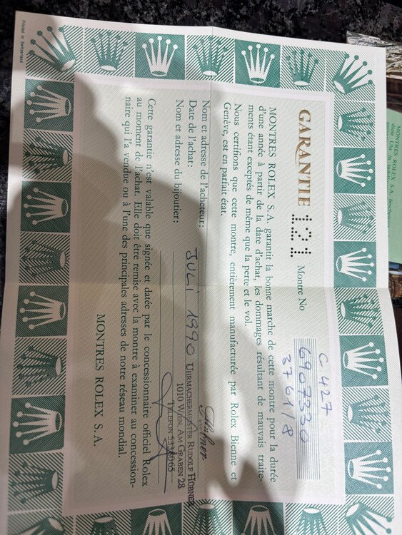 ロレックス その他 3761/（高級時計）の商品画像 - 査定依頼日：2025年3月4日 - 最高査定価格：570,000円